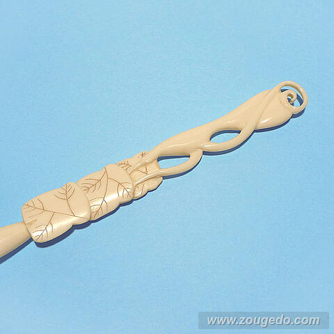 【本象牙】茶杓・瓢箪型