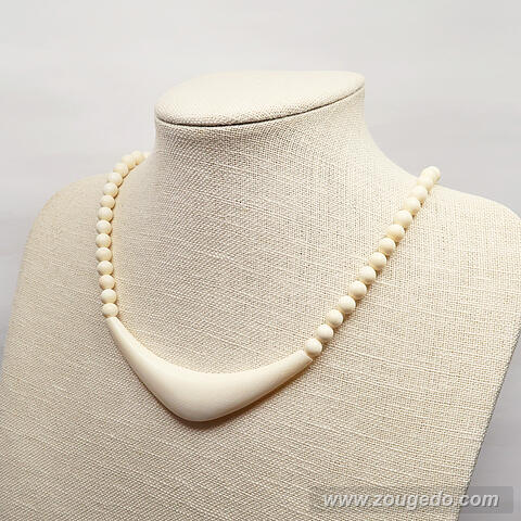 【本象牙ネックレス】ジェニファー