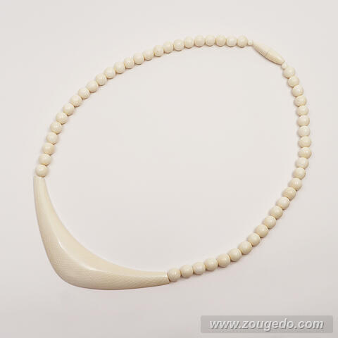 【本象牙ネックレス】ジェニファー