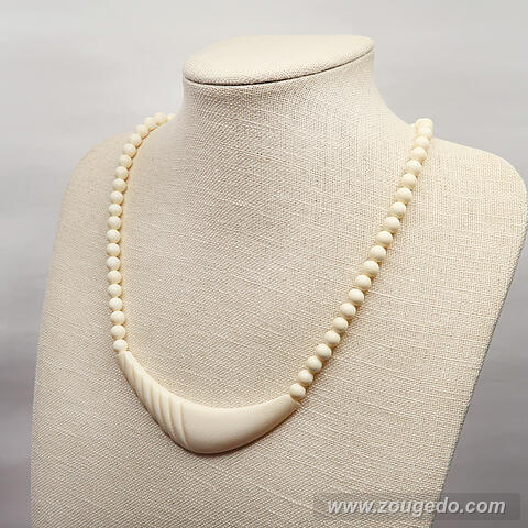 【本象牙ネックレス】マリリン