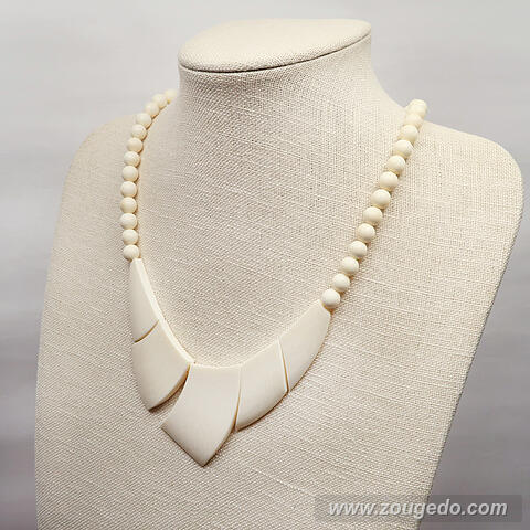 【本象牙ネックレス】ポーラ