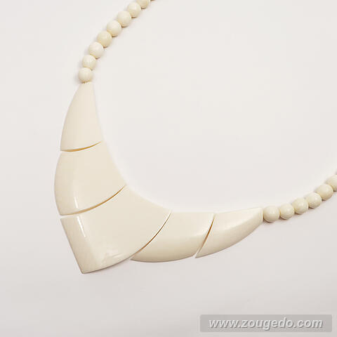 【本象牙ネックレス】ポーラ