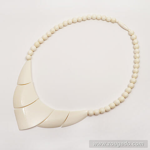 【本象牙ネックレス】ポーラ