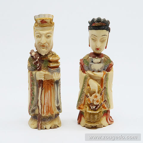 【本象牙】人物スナフ