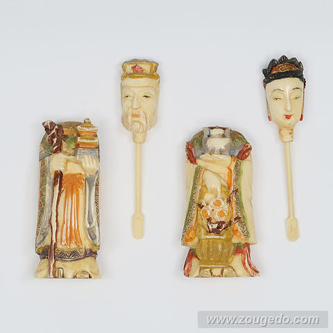 【本象牙】人物スナフ