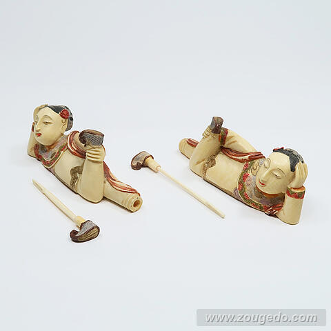 【本象牙】寝美人（大）