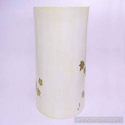 【本象牙】蒔絵花筒