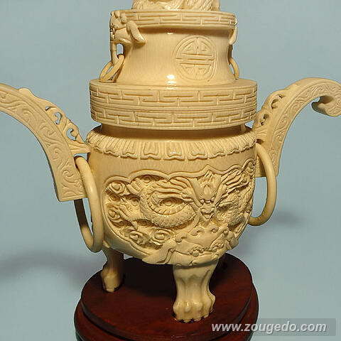 【本象牙】香炉571