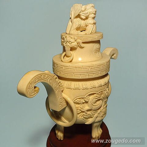 【本象牙】香炉571