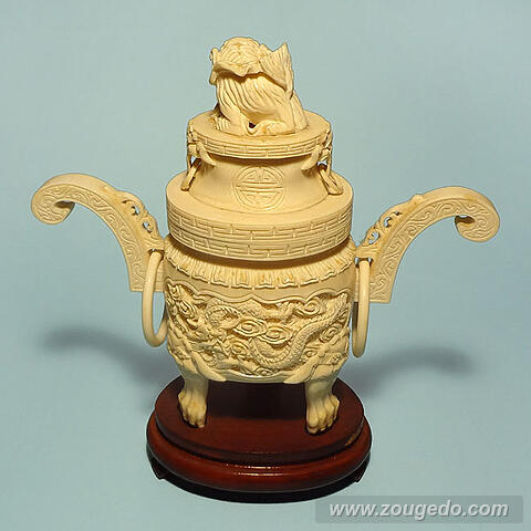 【本象牙】香炉571