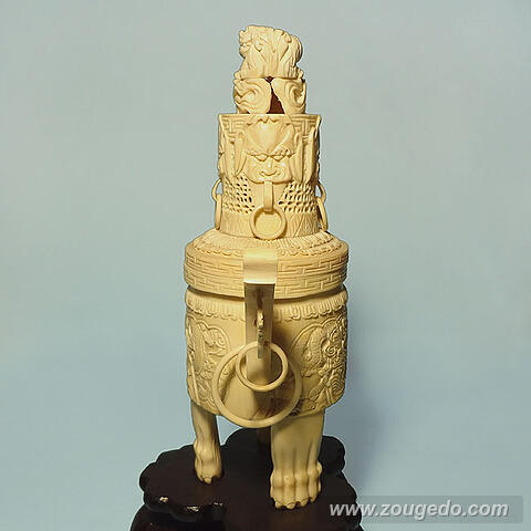 【本象牙】香炉572