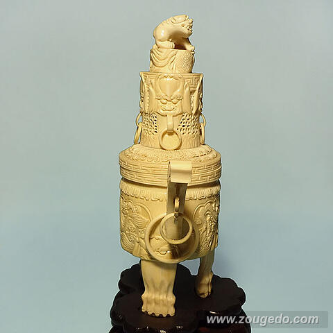 【本象牙】香炉572