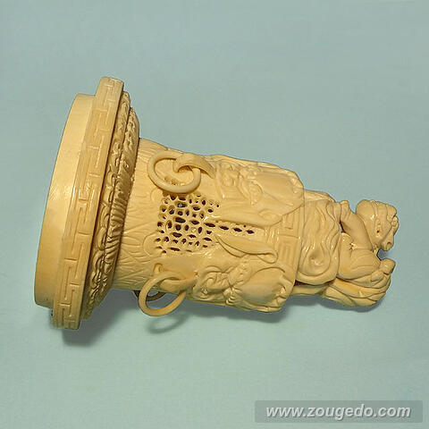 【本象牙】香炉572