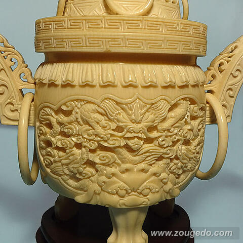 【本象牙】香炉573