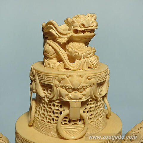 【本象牙】香炉573