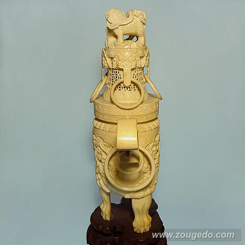 【本象牙】香炉574