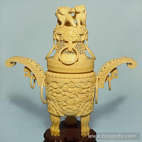 【本象牙】香炉574