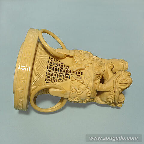 【本象牙】香炉574