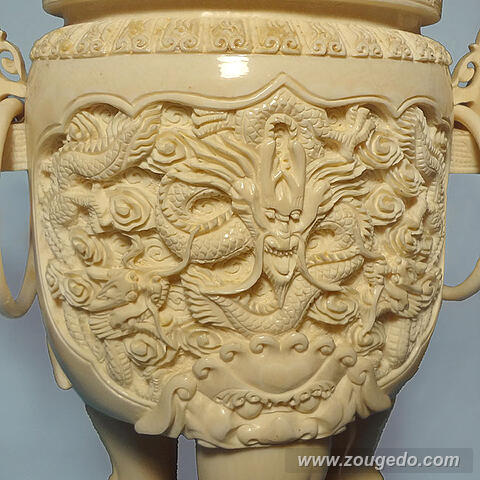 【本象牙】香炉575