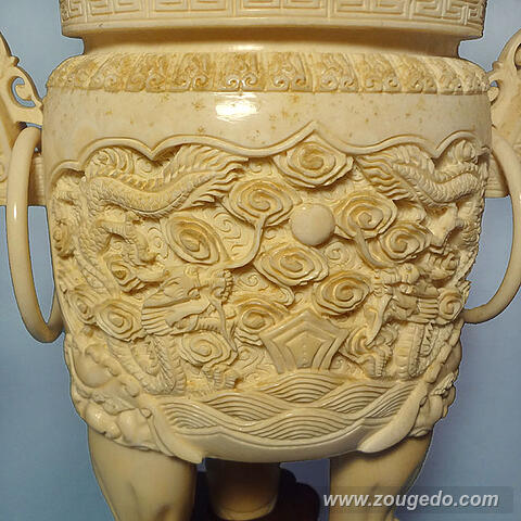 【本象牙】香炉575