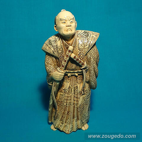 【本象牙】武士（香港製）
