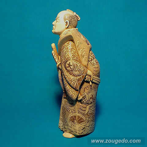 【本象牙】武士（香港製）