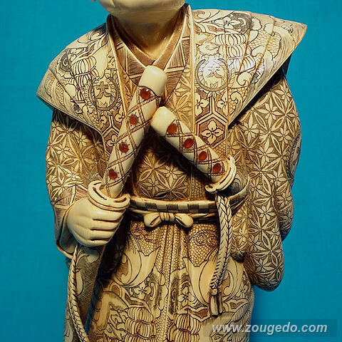 【本象牙】武士（香港製）