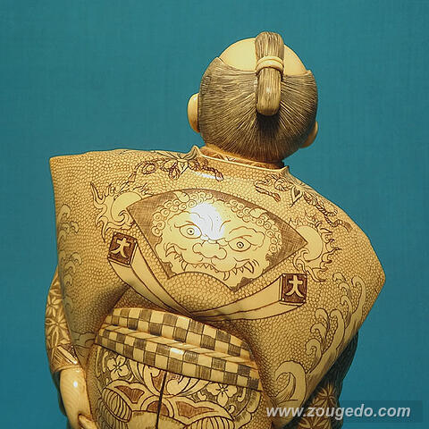 【本象牙】武士（香港製）