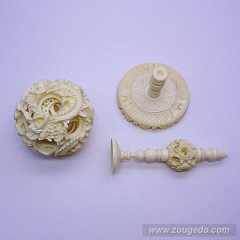 【本象牙】天球（小）