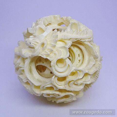 【本象牙】天球（小）