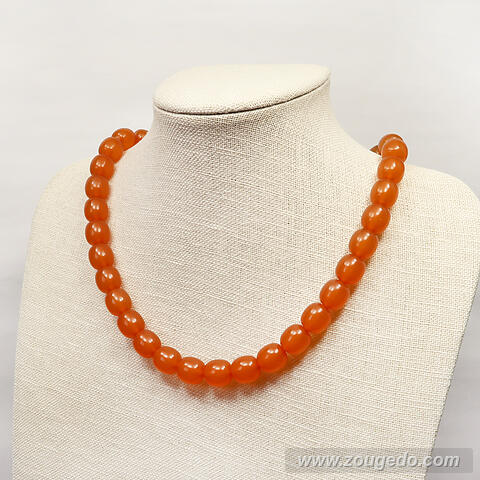 【琥珀ネックレス】ロザリー