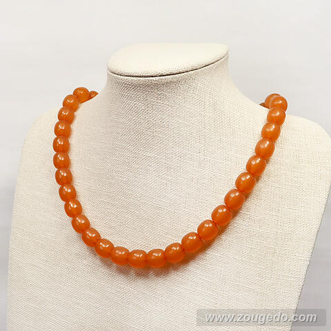 【琥珀ネックレス】ロザリー（L）