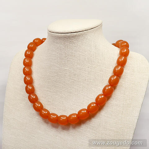 【琥珀ネックレス】ジャネット