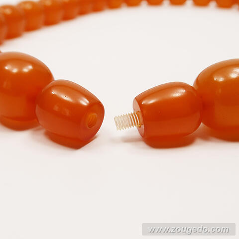 【琥珀ネックレス】ジャネット