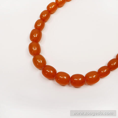 【琥珀ネックレス】オリビア