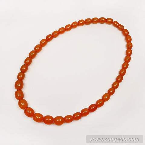 【琥珀ネックレス】オリビア