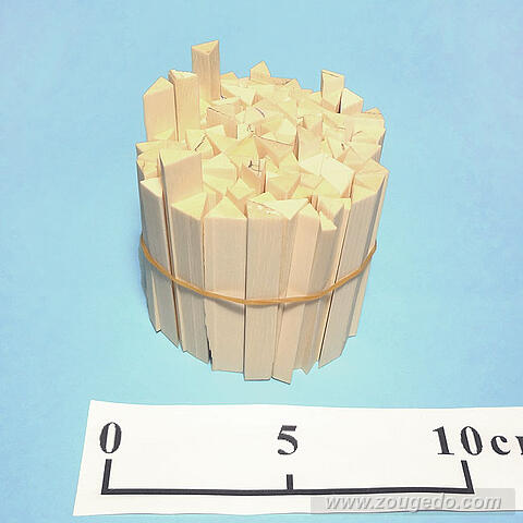 【象牙材料】断ち端三角14