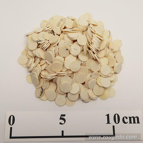 【象牙材料】ボタン型薄11・80g