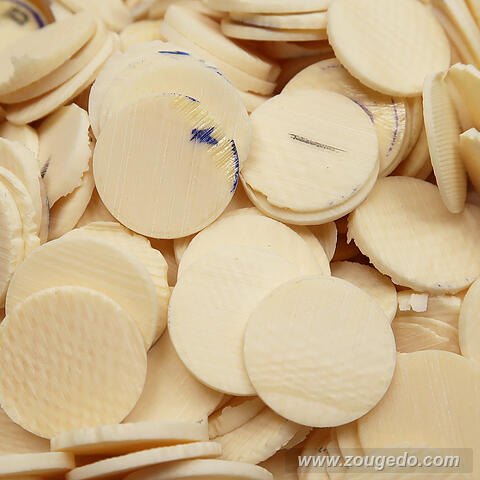 【象牙材料】ボタン型薄11・80g