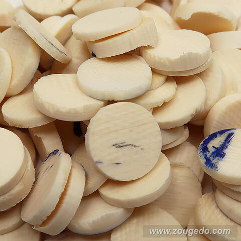 【象牙材料】ボタン型中11・35g