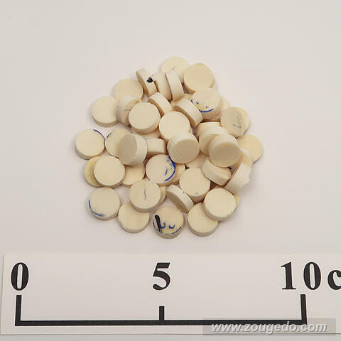 【象牙材料】ボタン型厚11・35g