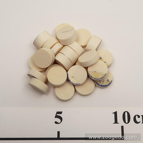 【象牙材料】ボタン型特厚15・50g