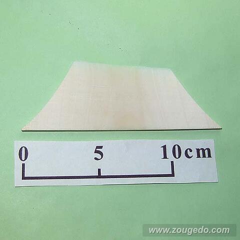 【象牙材料】台形板（かまぼこ状）
