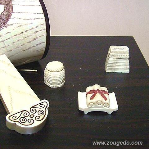 【本象牙】恵比寿・大黒と打出の小槌