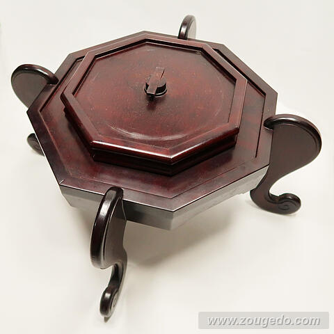 【本象牙】彫刻花筒（特大）