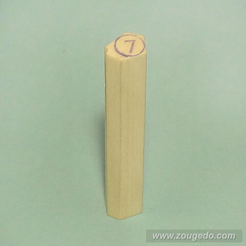 【象牙材料】多角柱7（1本）