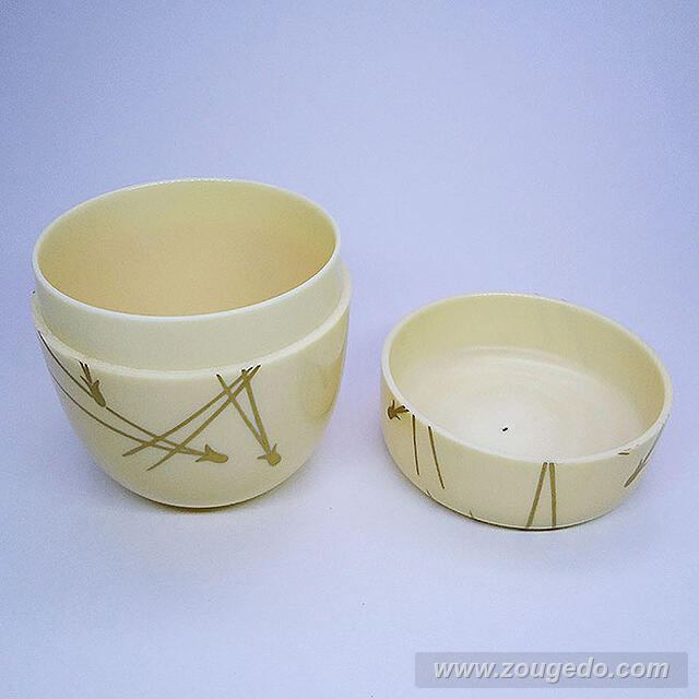 【本象牙】蒔絵なつめ（松葉）