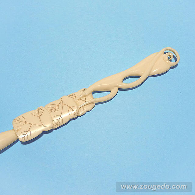 【本象牙】茶杓・瓢箪型