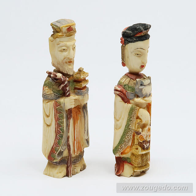 【本象牙】人物スナフ