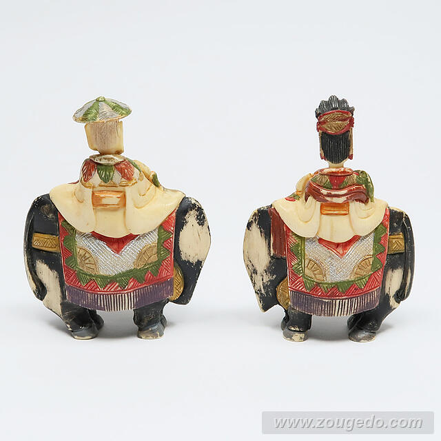 【本象牙】乗ったり（水牛）